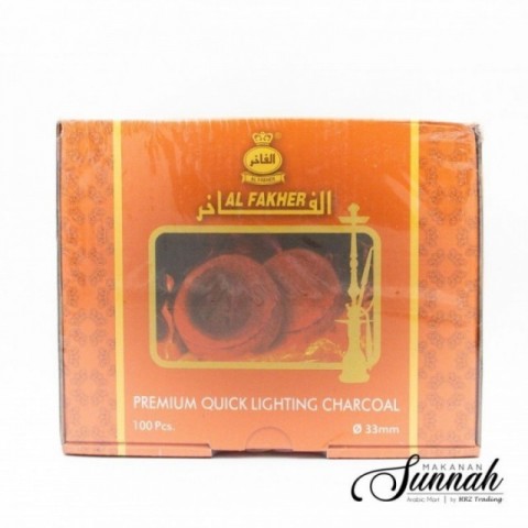 Al Fakher Premium Quick Lighting Charcoal  (100pcs)