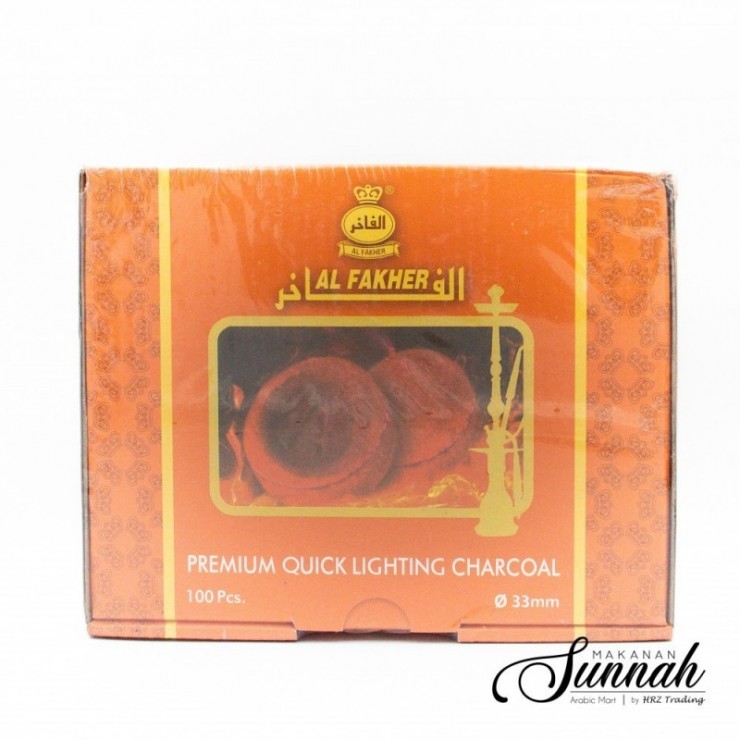 Al Fakher Premium Quick Lighting Charcoal  (100pcs)